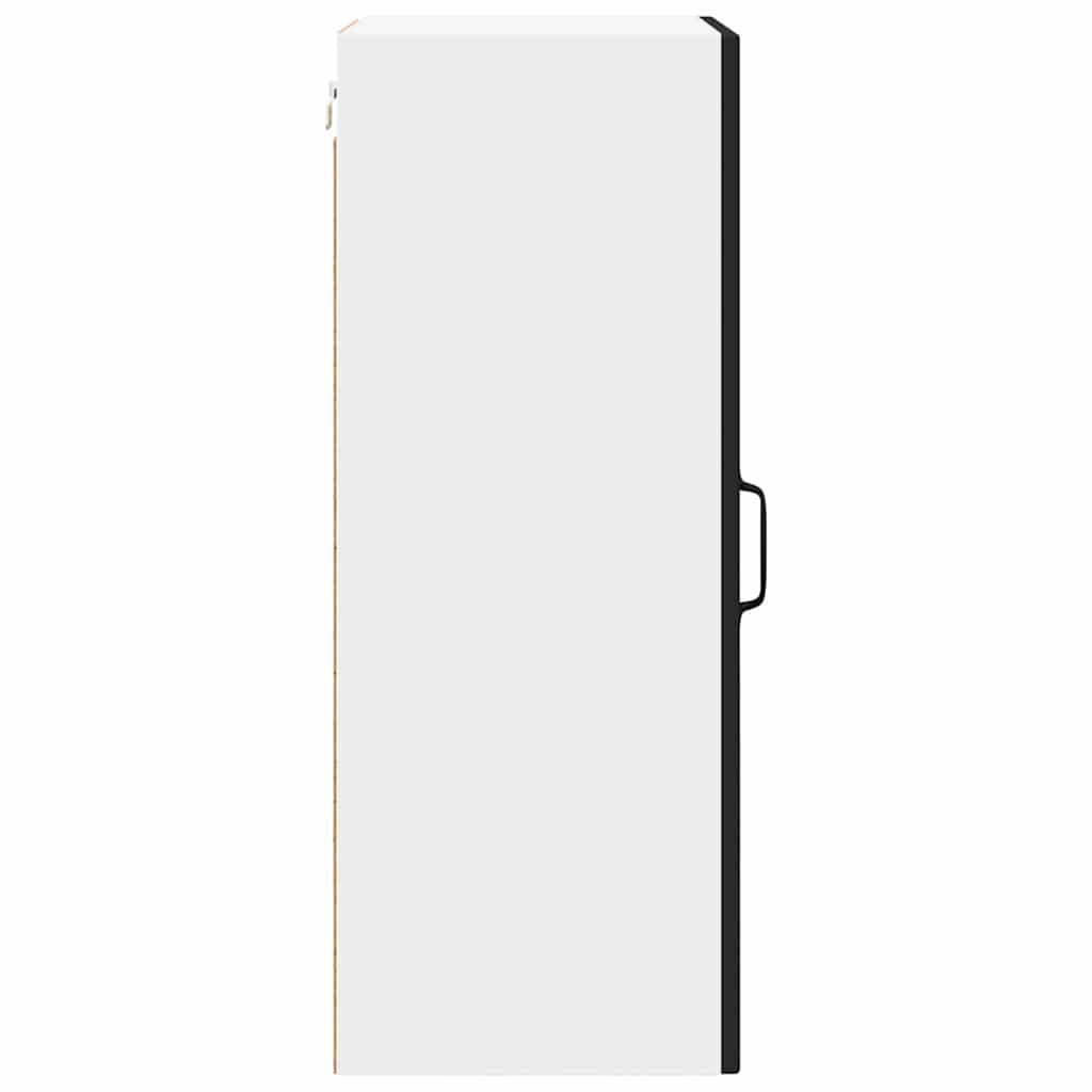 Væglampe Skab PORTO 2 pcs Sort 40 x 31 x 80 cm Konstrueret træ