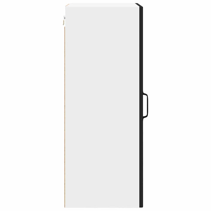 Væglampe Skab PORTO 2 pcs Sort 40 x 31 x 80 cm Konstrueret træ