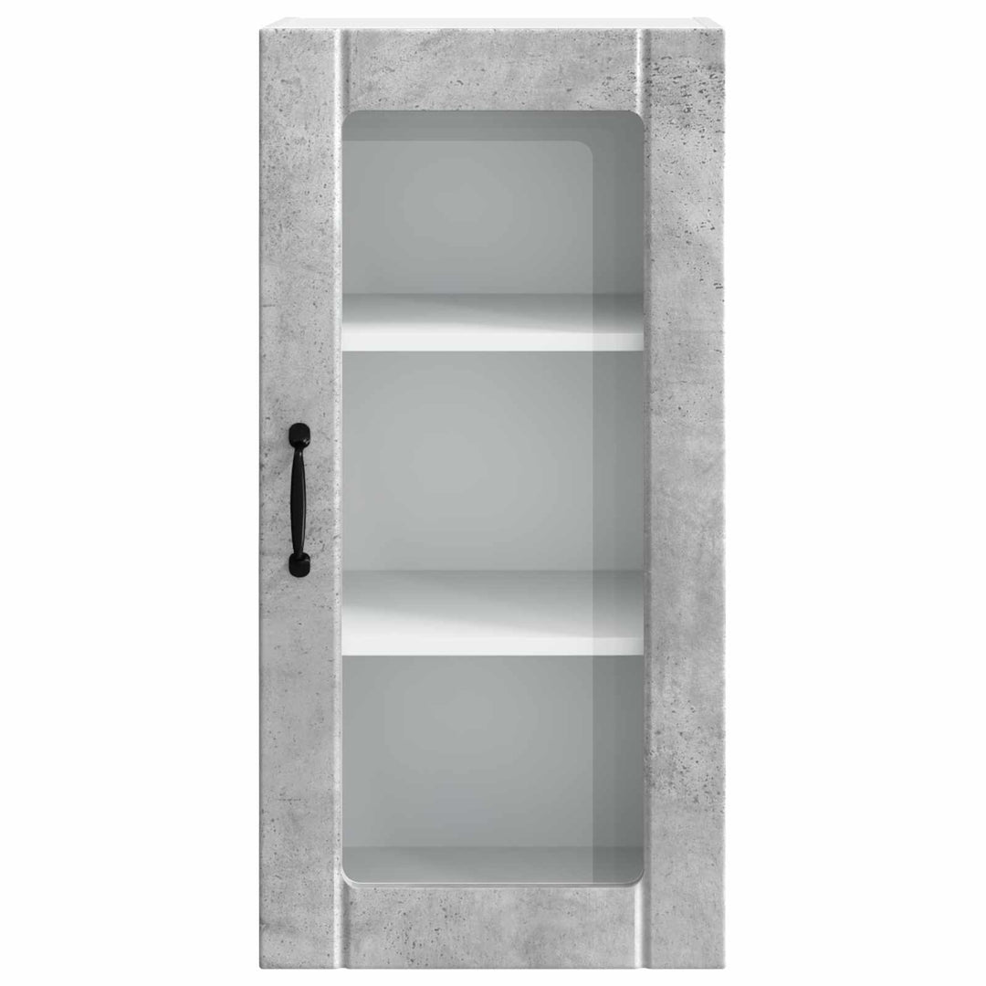 Væglågskab PORTO 2 pcs Beton Grå 40 x 31 x 80 cm