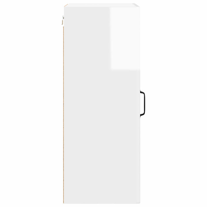 Væglågskab PORTO 2 pcs Høj gloss hvid 40 x 31 x 80 cm