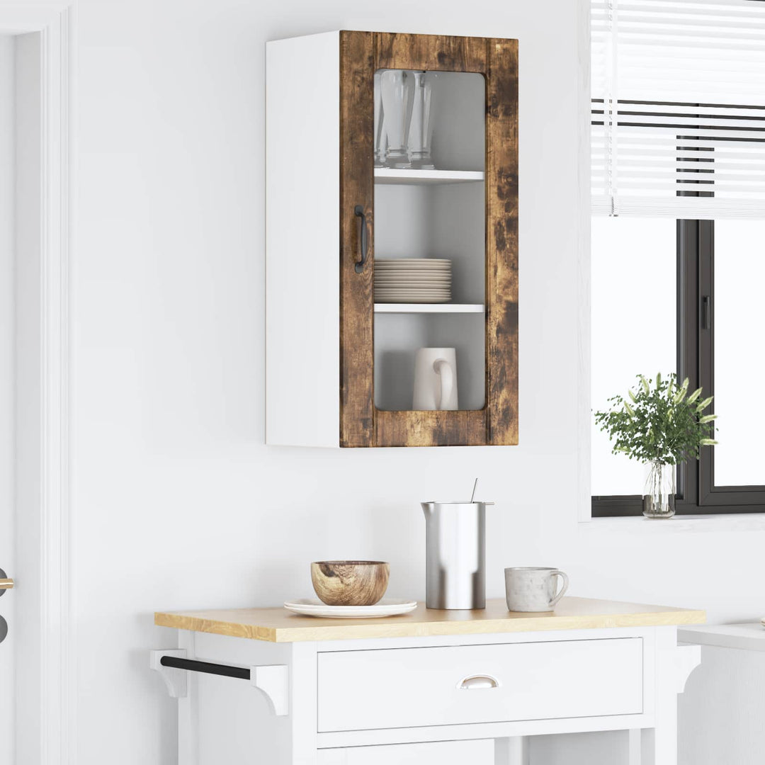 Væglågskab PORTO Røget eg 40 x 31 x 80 cm Konstrueret træ