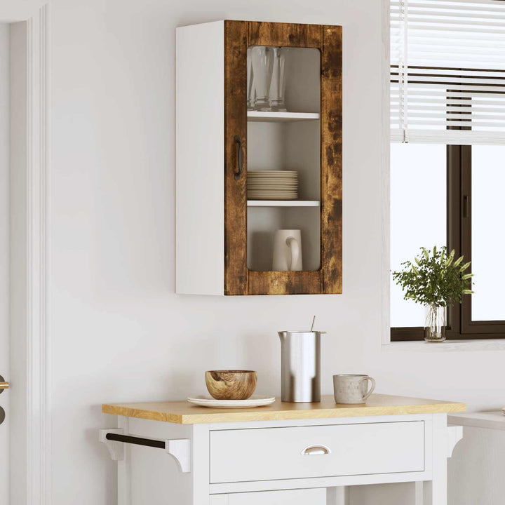 Væglågskab PORTO Røget eg 40 x 31 x 80 cm Konstrueret træ