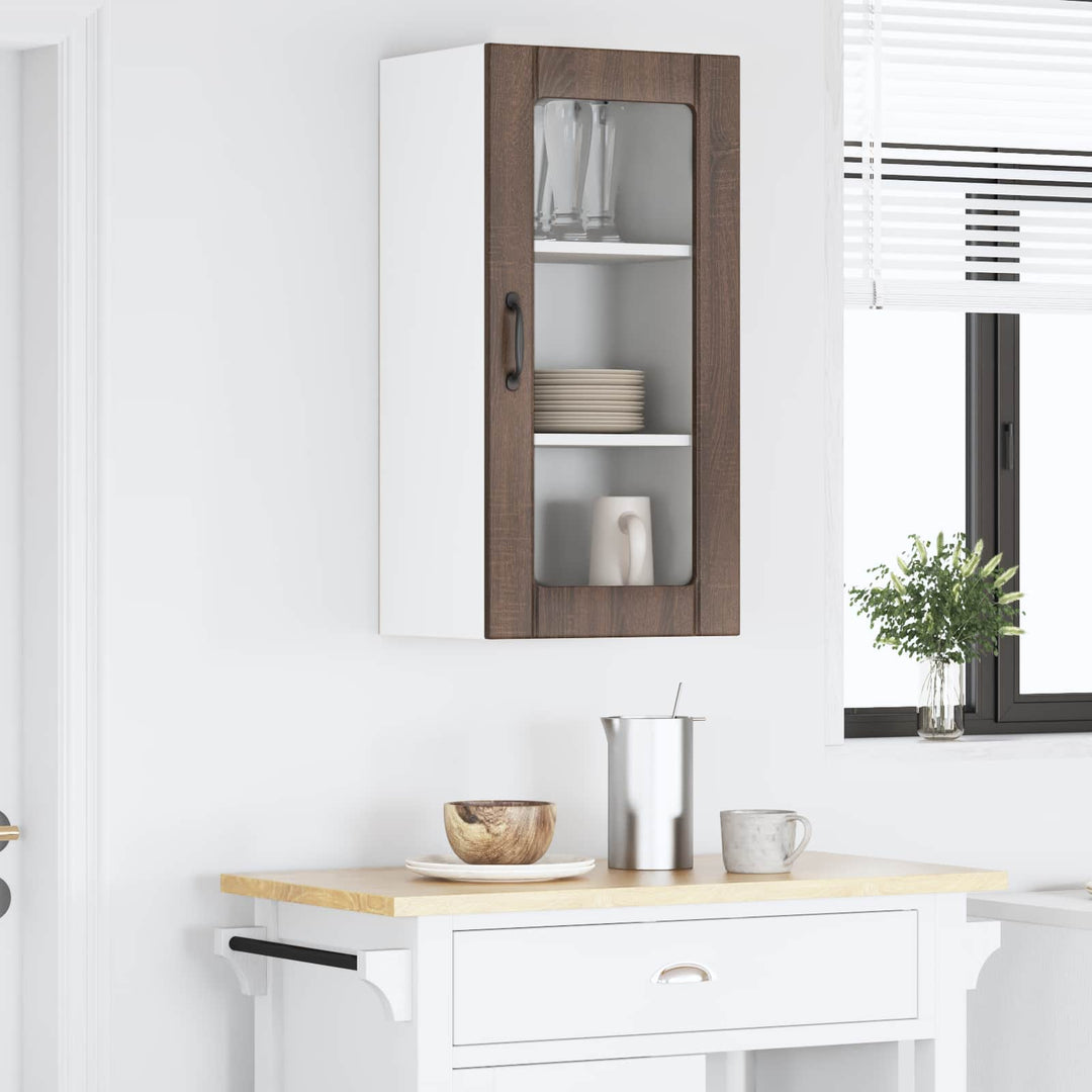 Væglågskab PORTO Brun eg 40 x 31 x 80 cm Konstrueret træ