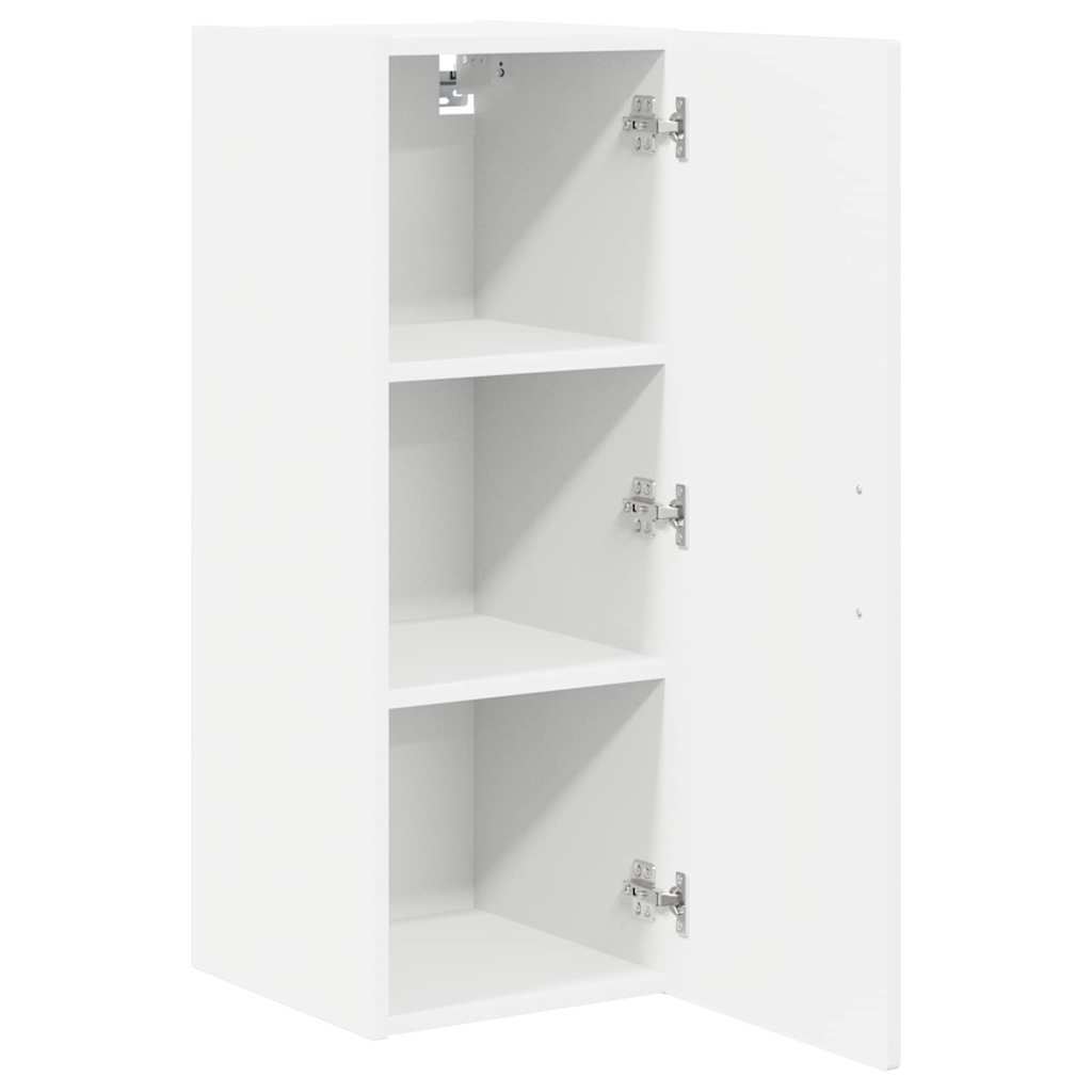 Vægskab PORTO 2 pcs Høj gloss hvid 30 x 31 x 80 cm