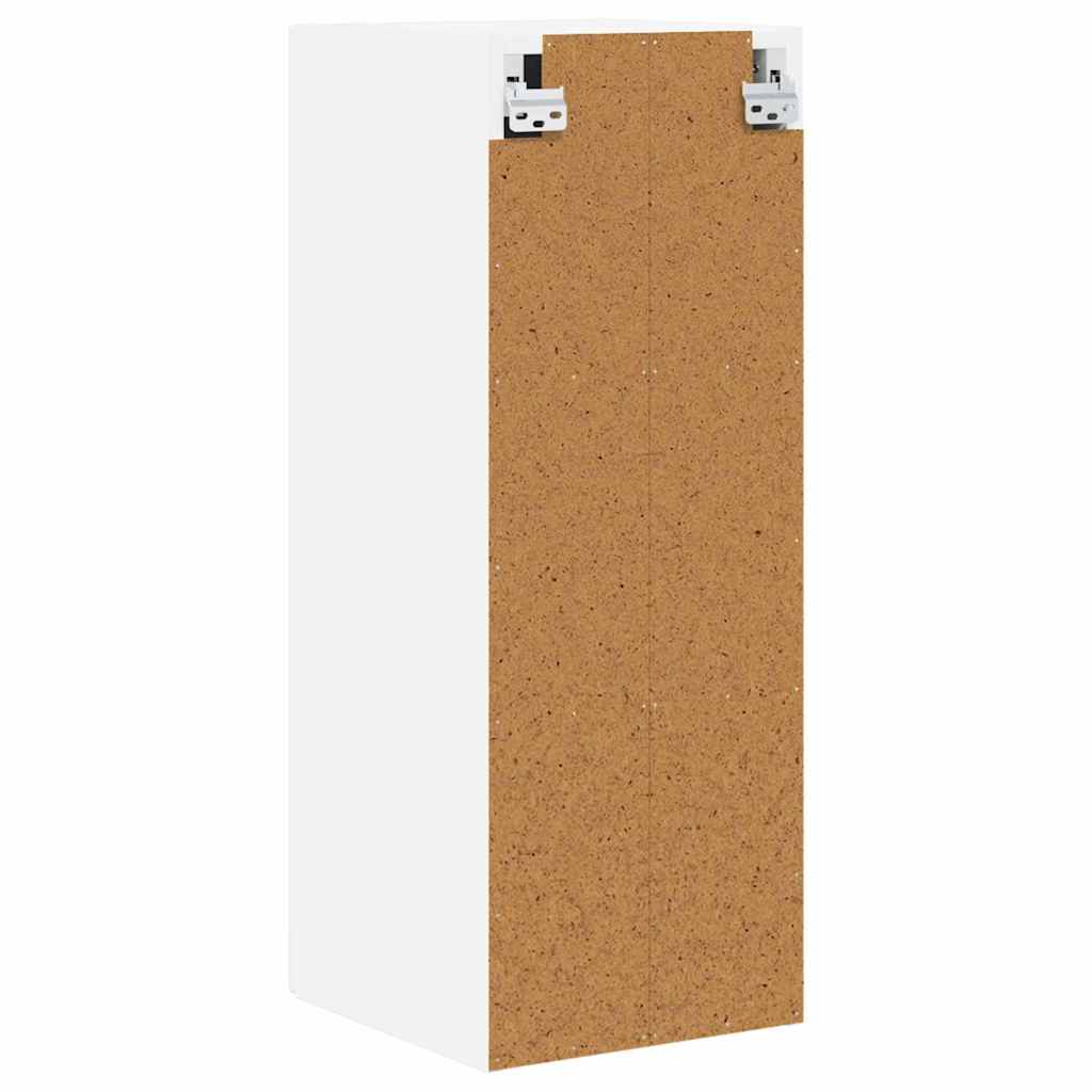 Vægskab PORTO 2 pcs Høj gloss hvid 30 x 31 x 80 cm
