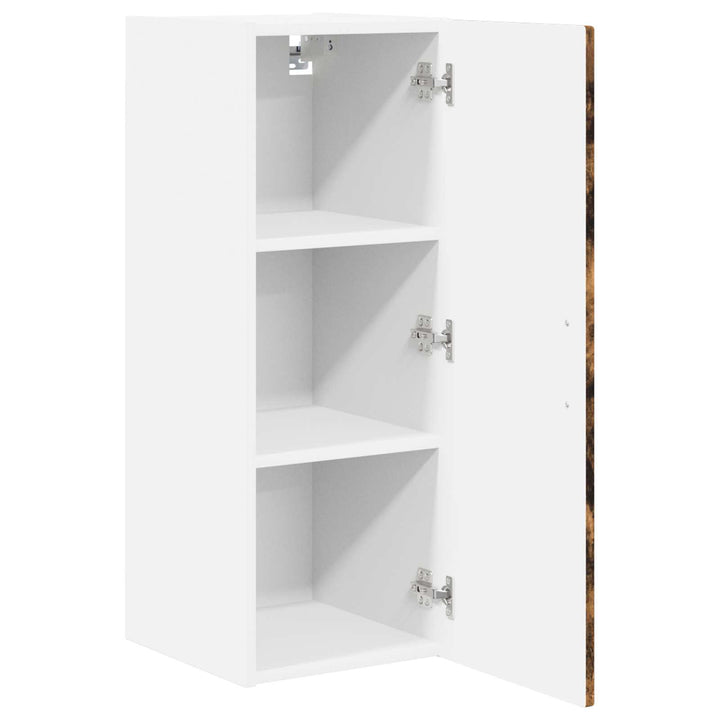 Vægskab PORTO 2 pcs Røget eg 30 x 31 x 80 cm Konstrueret træ