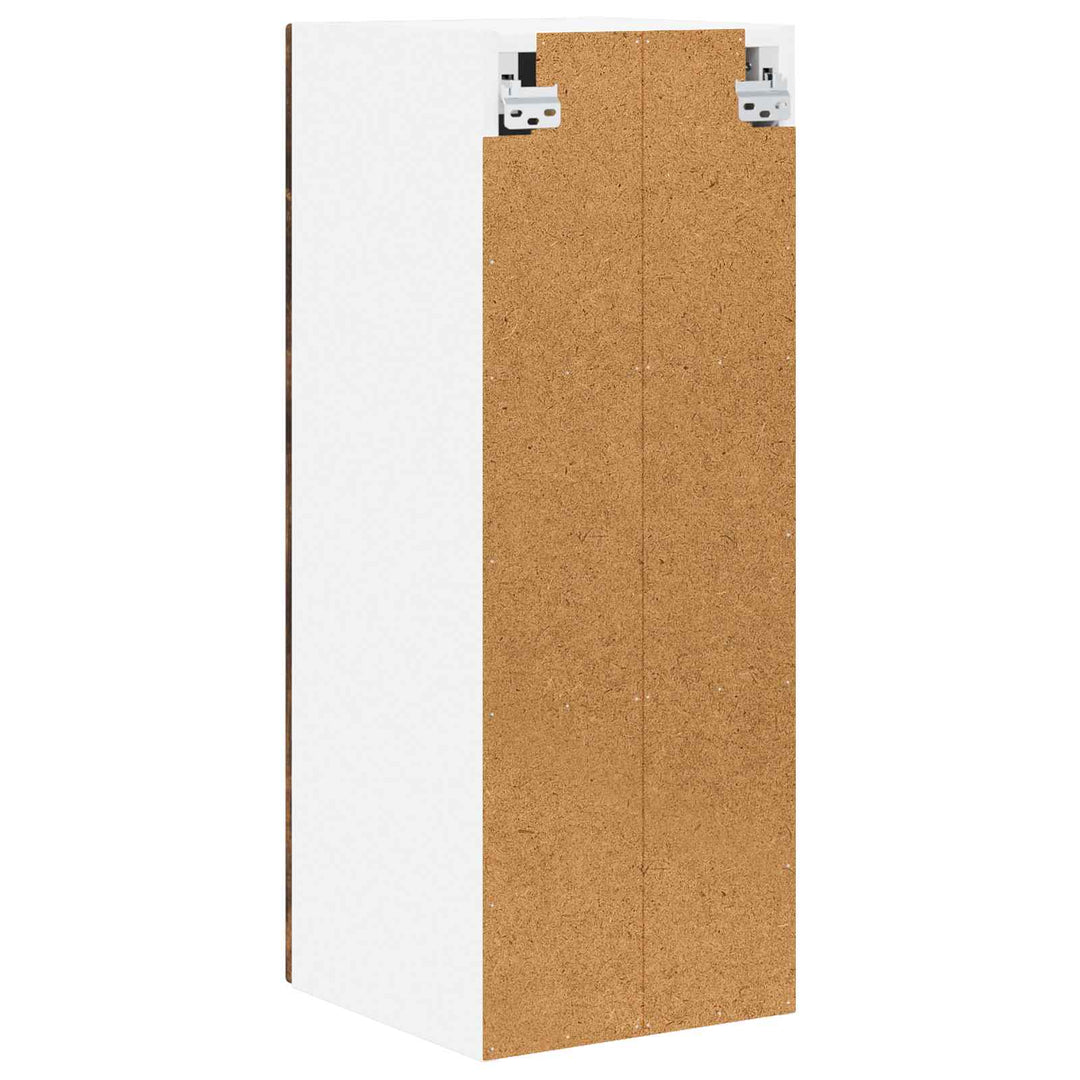 Vægskab PORTO 2 pcs Røget eg 30 x 31 x 80 cm Konstrueret træ