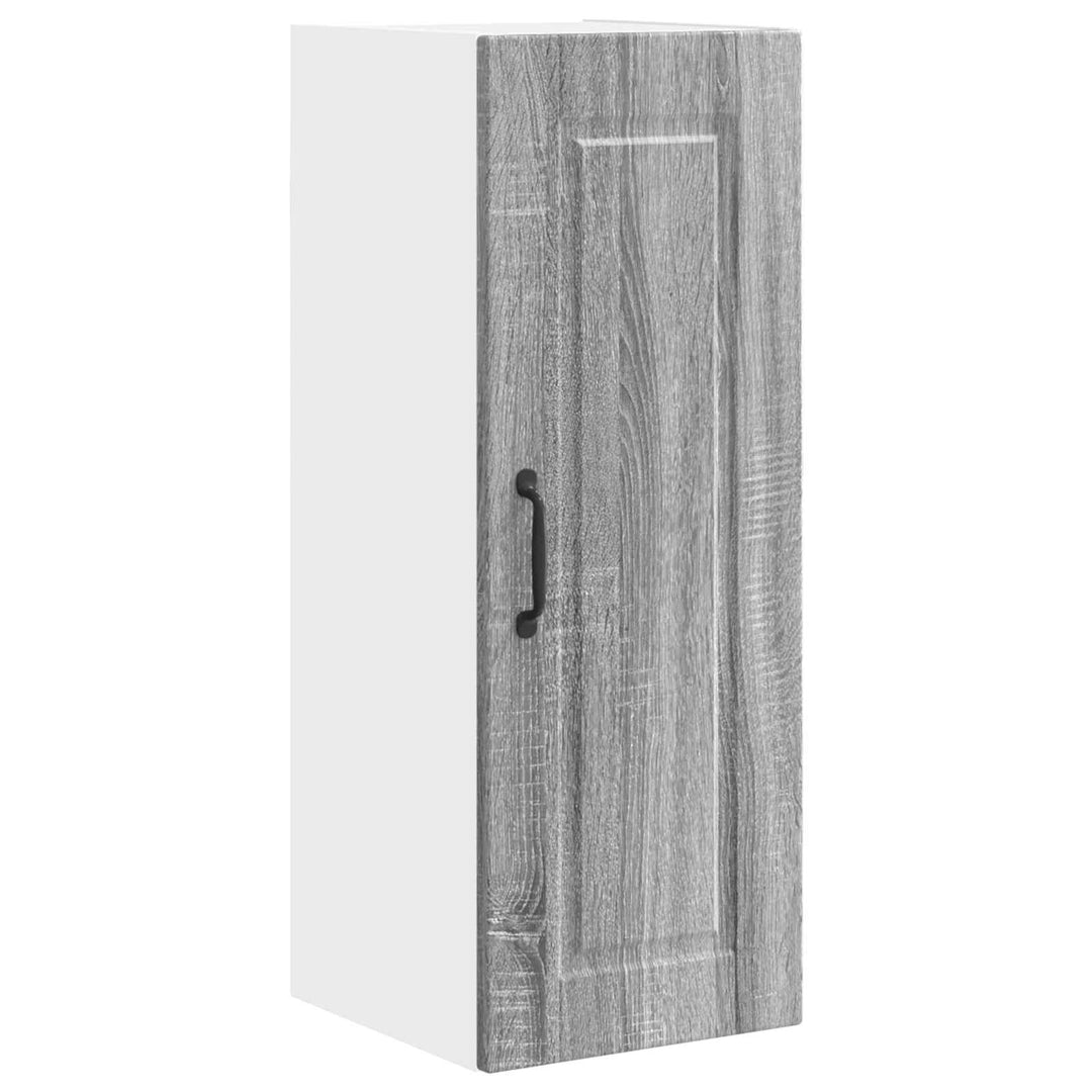 Vægskab PORTO 2 pcs Grå Sonoma 30 x 31 x 80 cm Konstrueret træ