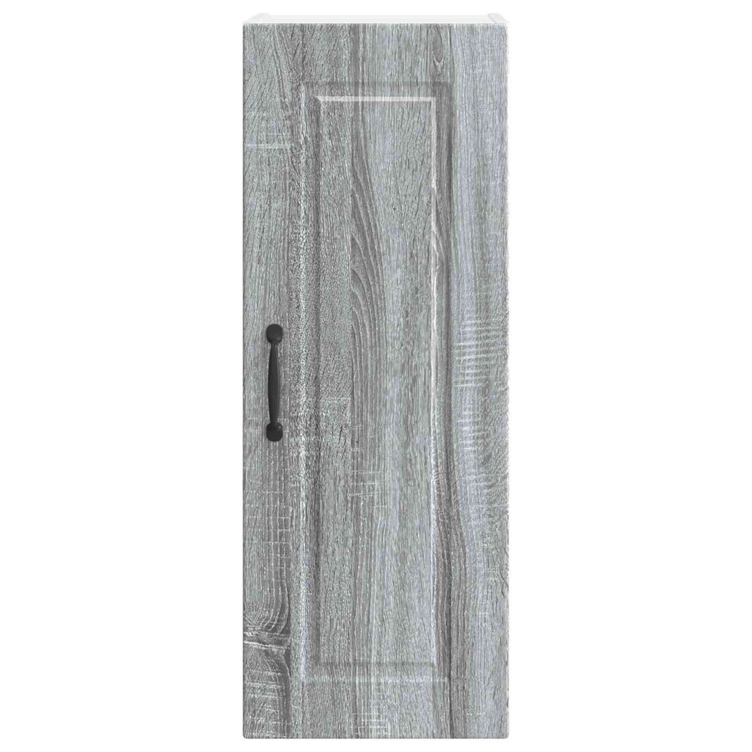 Vægskab PORTO 2 pcs Grå Sonoma 30 x 31 x 80 cm Konstrueret træ
