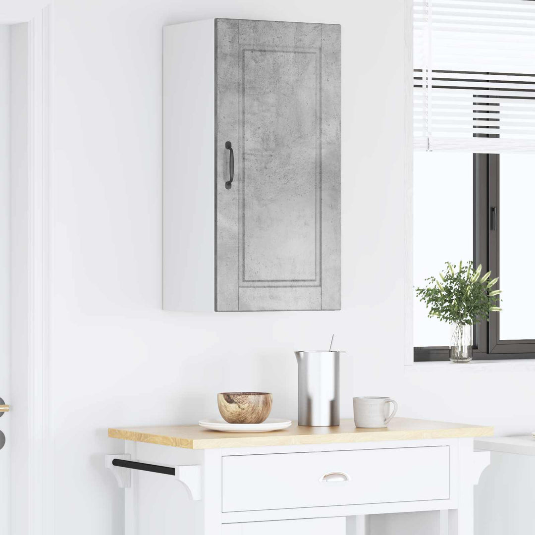 Vægskab PORTO Beton Grå 40 x 31 x 80 cm Konstrueret træ