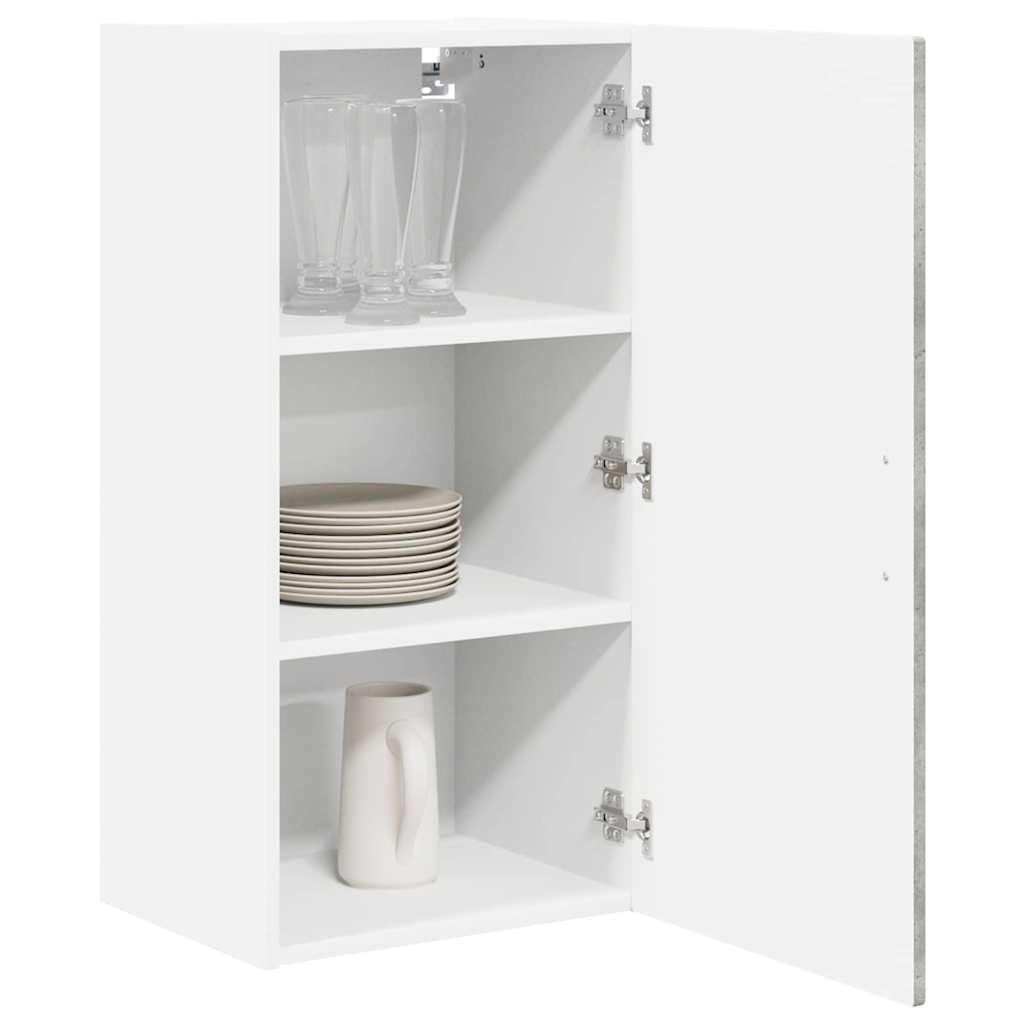 Vægskab PORTO Beton Grå 40 x 31 x 80 cm Konstrueret træ