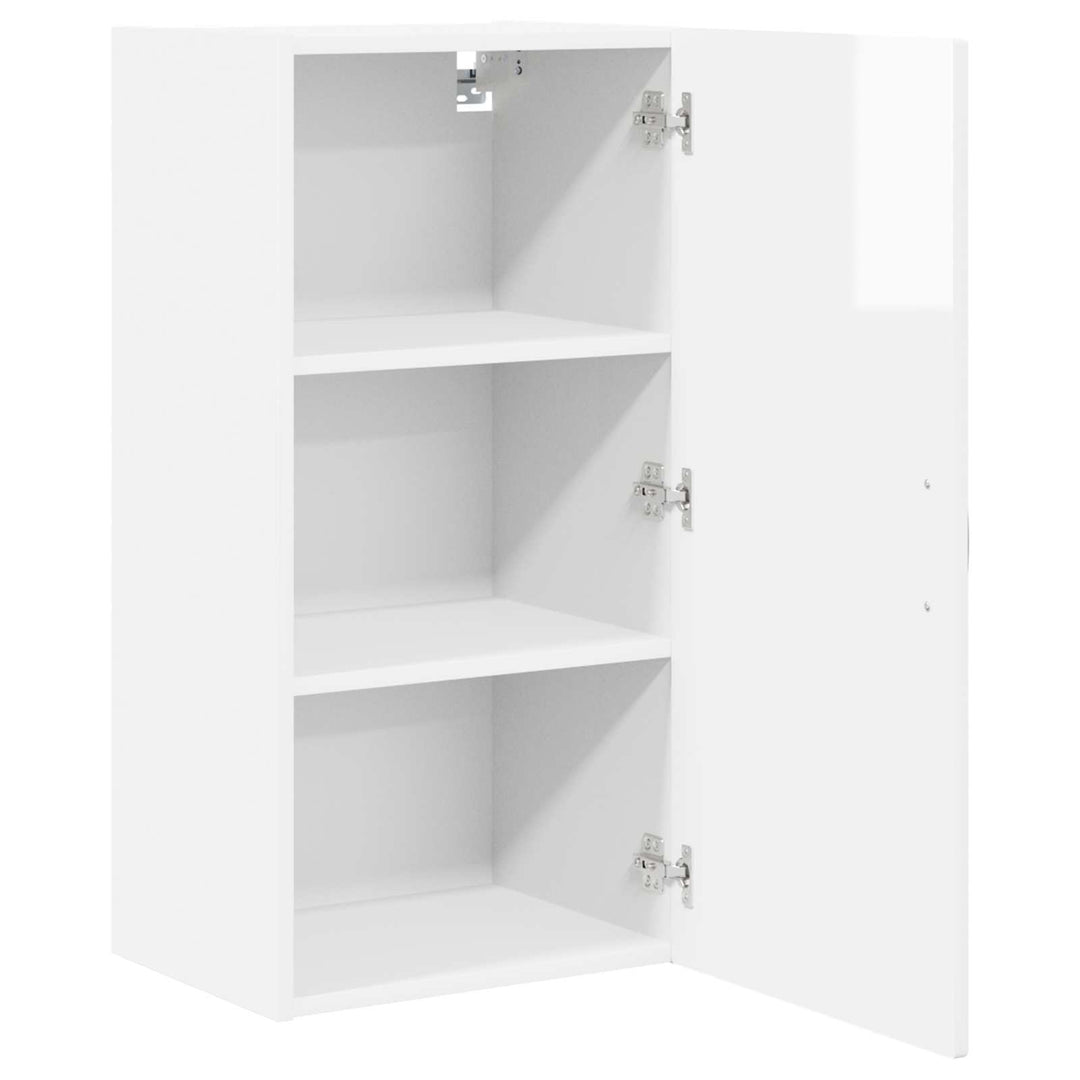 Vægskab PORTO Høj gloss hvid 40 x 31 x 80 cm Konstrueret træ