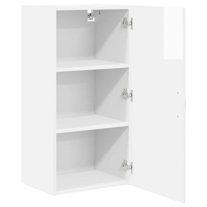 Vægskab PORTO Høj gloss hvid 40 x 31 x 80 cm Konstrueret træ