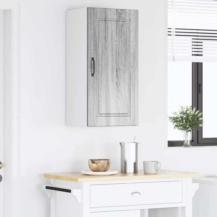 Vægskab PORTO Grå Sonoma 40 x 31 x 80 cm Konstrueret træ