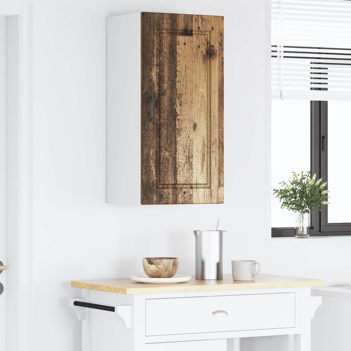 Vægskab PORTO Gammelt træ 40 x 31 x 80 cm Konstrueret træ