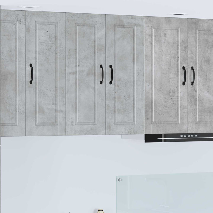 Vægskab PORTO Beton Grå 60 x 31 x 80 cm Konstrueret træ