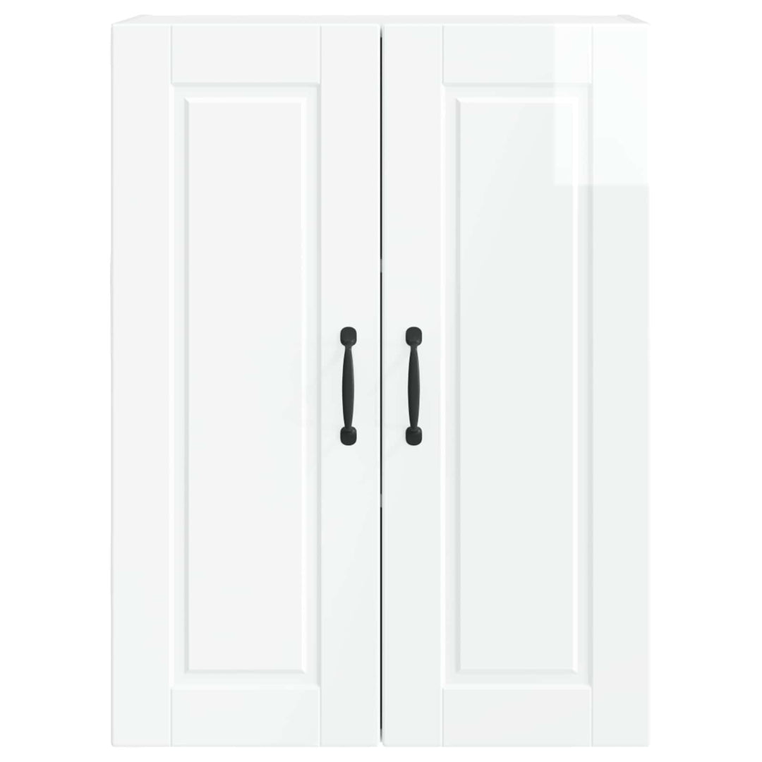 Vægskab PORTO Høj gloss hvid 60 x 31 x 80 cm Konstrueret træ