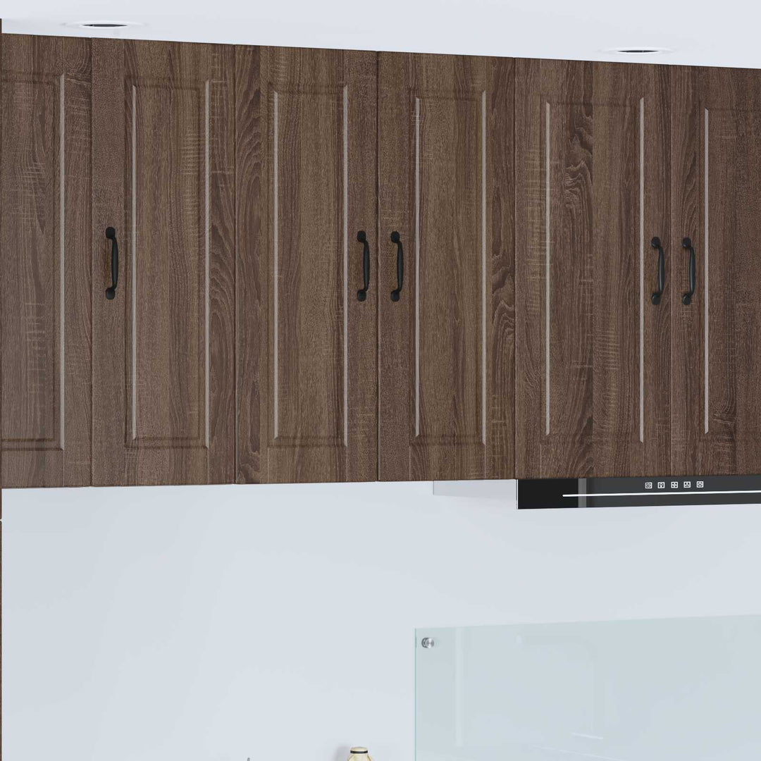 Vægskab PORTO Brun eg 60 x 31 x 80 cm Konstrueret træ
