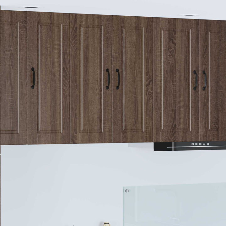 Vægskab PORTO Brun eg 60 x 31 x 80 cm Konstrueret træ