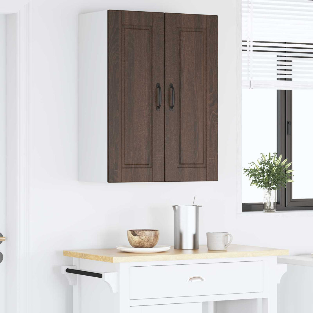 Vægskab PORTO Brun eg 60 x 31 x 80 cm Konstrueret træ