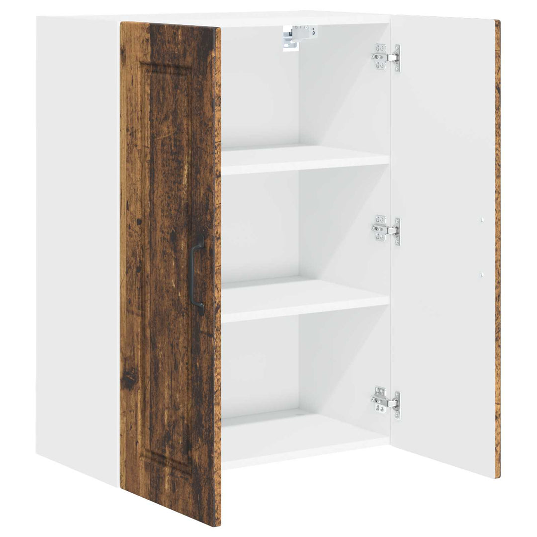 Vægskab PORTO Gammelt træ 60 x 31 x 80 cm Konstrueret træ