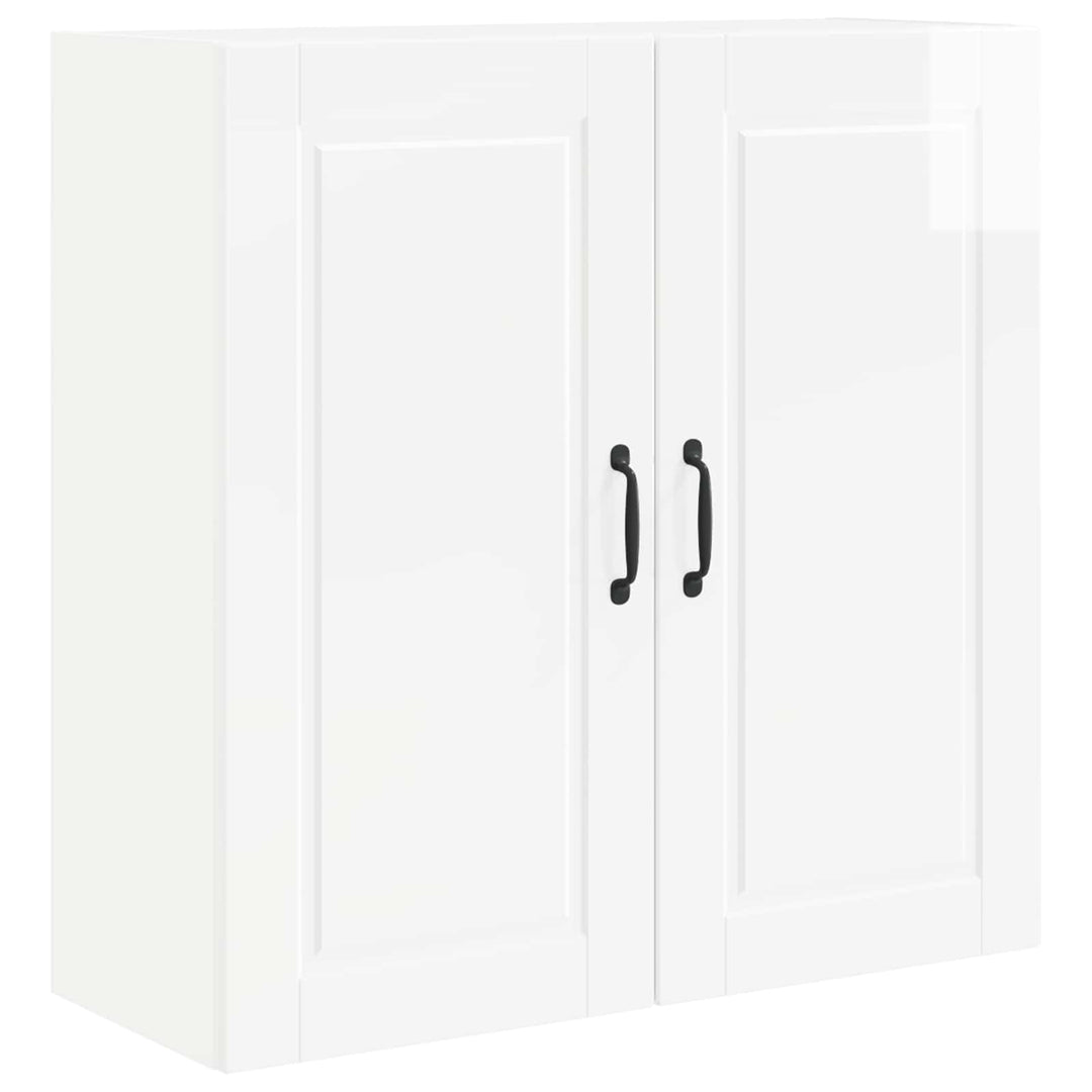 Vægskab PORTO Høj gloss hvid 80 x 31 x 80 cm Konstrueret træ