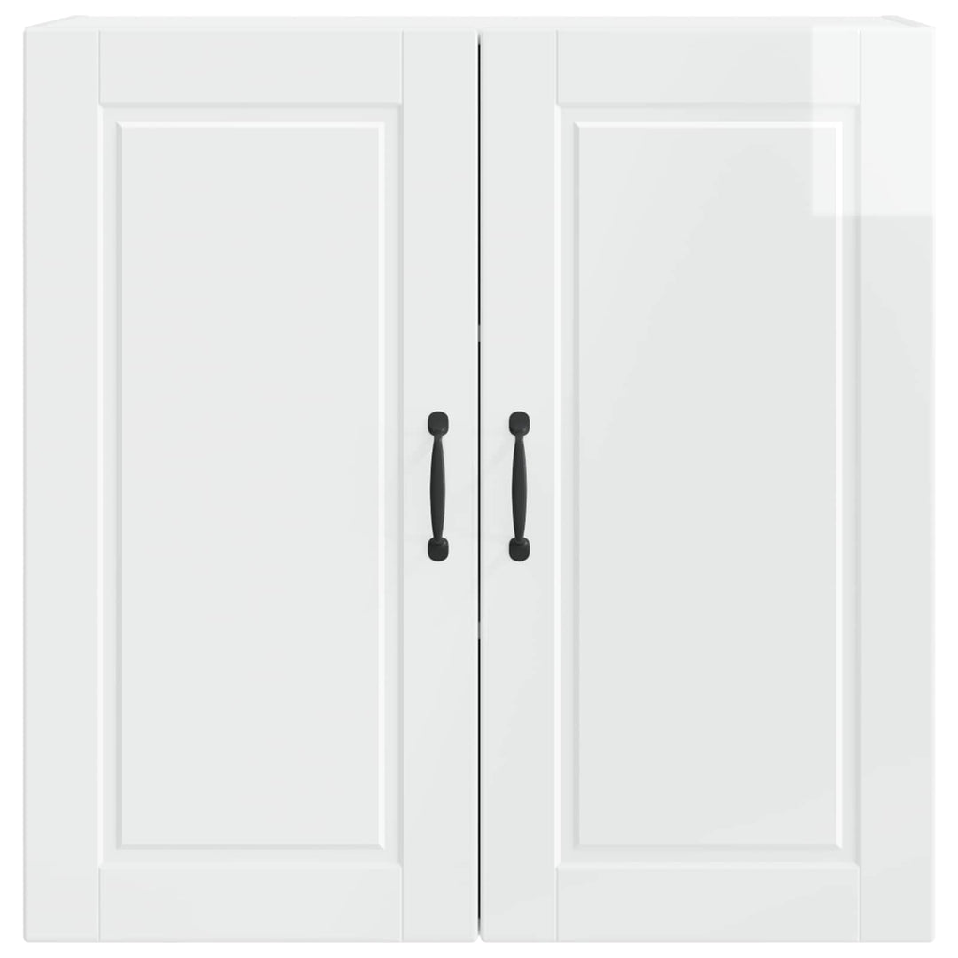 Vægskab PORTO Høj gloss hvid 80 x 31 x 80 cm Konstrueret træ