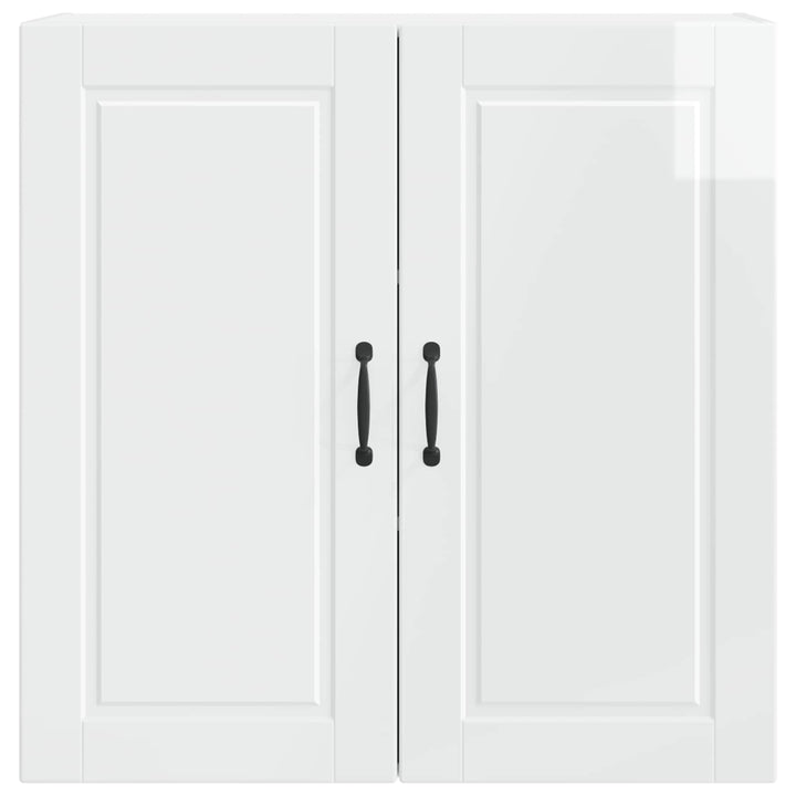 Vægskab PORTO Høj gloss hvid 80 x 31 x 80 cm Konstrueret træ