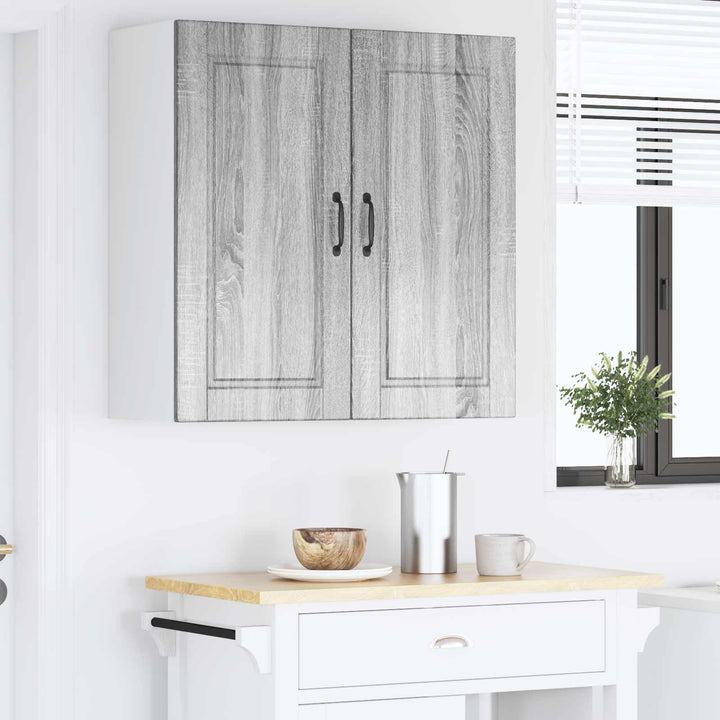 Vægskab PORTO Grå Sonoma 80 x 31 x 80 cm Konstrueret træ