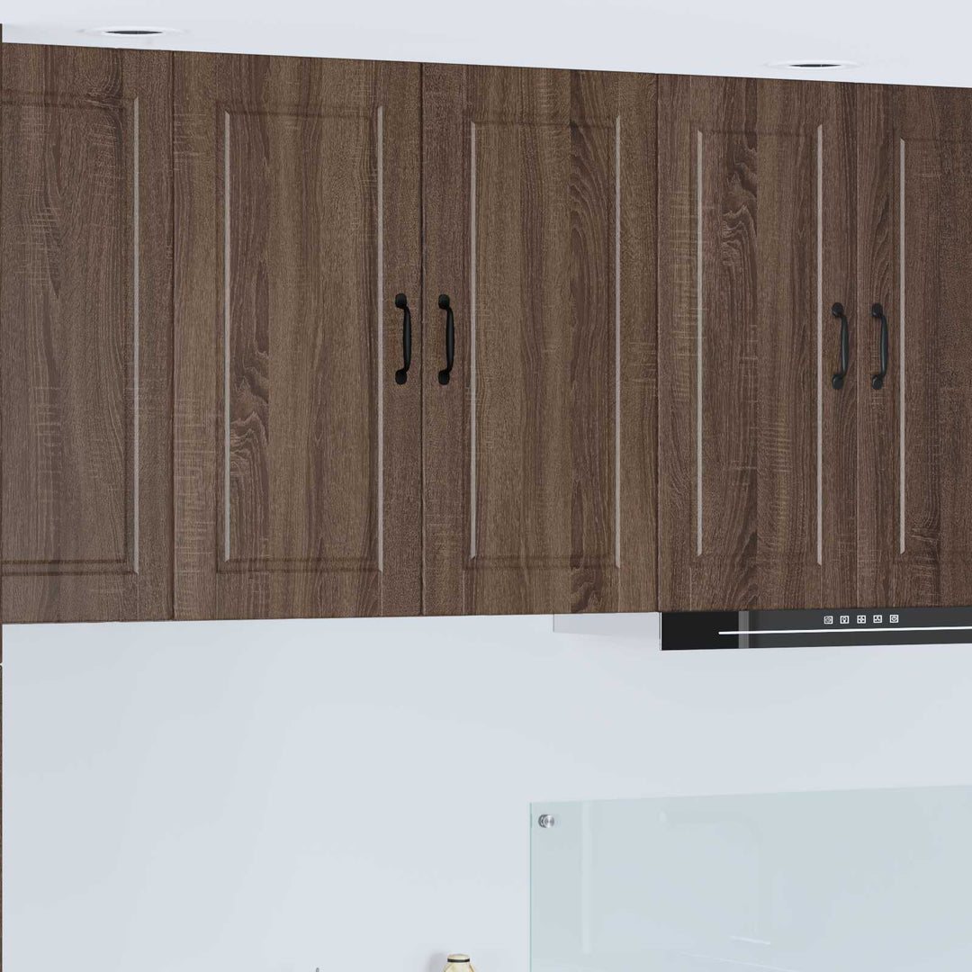 Vægskab PORTO Brun eg 80 x 31 x 80 cm Konstrueret træ
