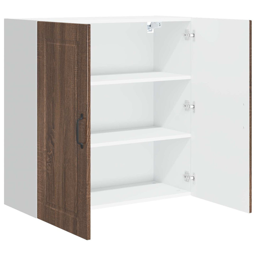 Vægskab PORTO Brun eg 80 x 31 x 80 cm Konstrueret træ