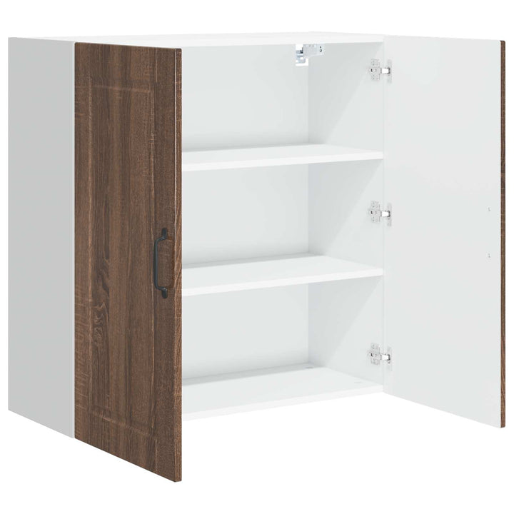 Vægskab PORTO Brun eg 80 x 31 x 80 cm Konstrueret træ