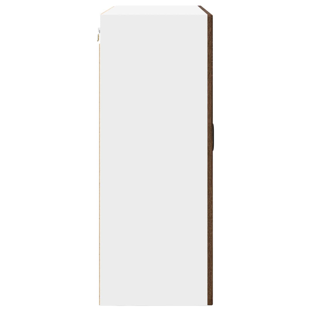 Vægskab PORTO Brun eg 80 x 31 x 80 cm Konstrueret træ