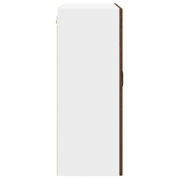Vægskab PORTO Brun eg 80 x 31 x 80 cm Konstrueret træ