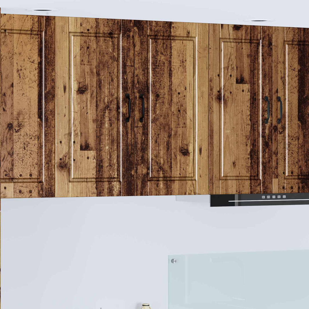 Vægskab PORTO Gammelt træ 80 x 31 x 80 cm Konstrueret træ