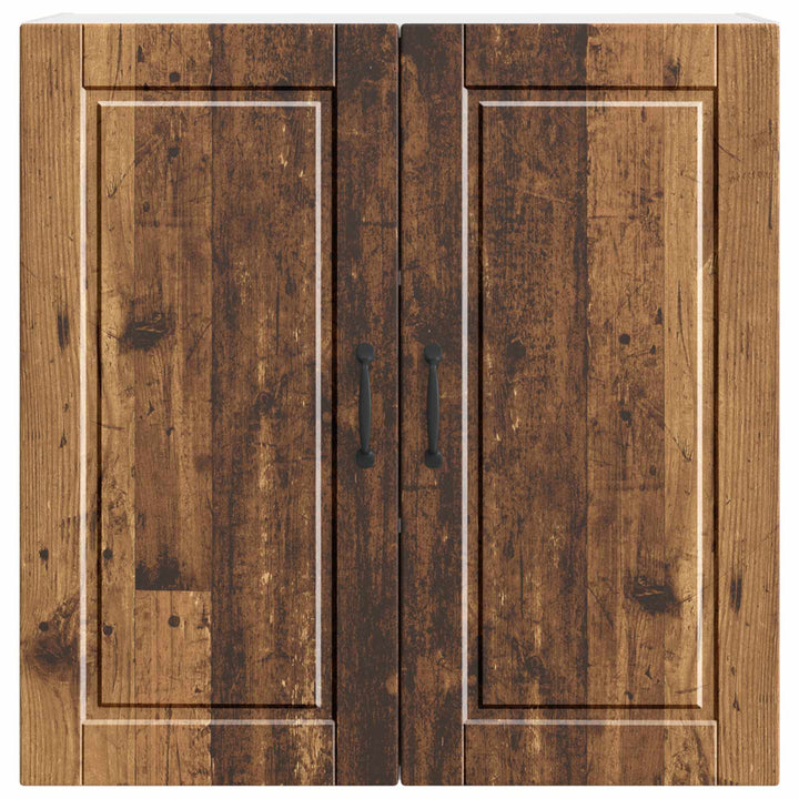 Vægskab PORTO Gammelt træ 80 x 31 x 80 cm Konstrueret træ