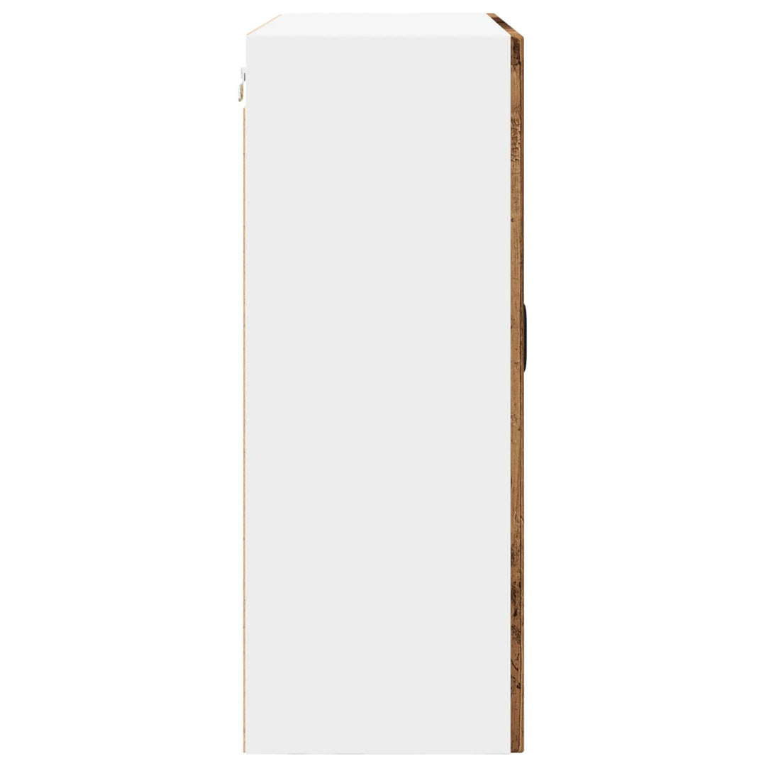 Vægskab PORTO Gammelt træ 80 x 31 x 80 cm Konstrueret træ