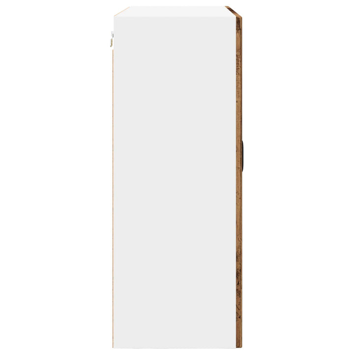 Vægskab PORTO Gammelt træ 80 x 31 x 80 cm Konstrueret træ