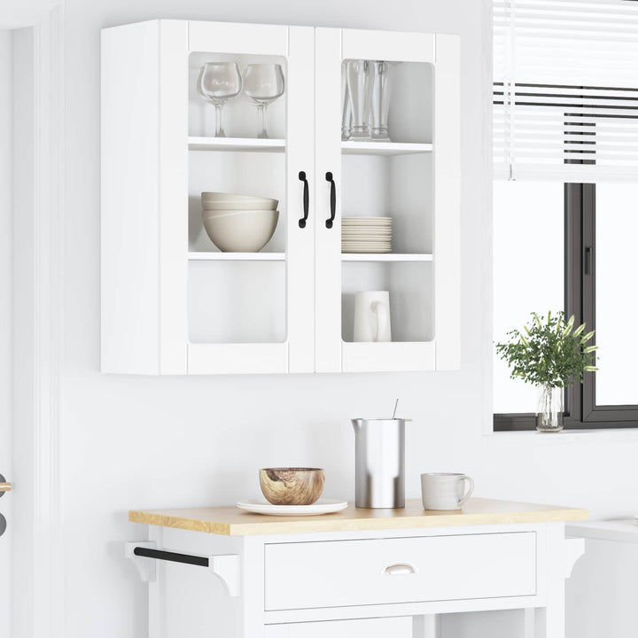 Væglågskab PORTO Hvid 80 x 31 x 80 cm Konstrueret træ