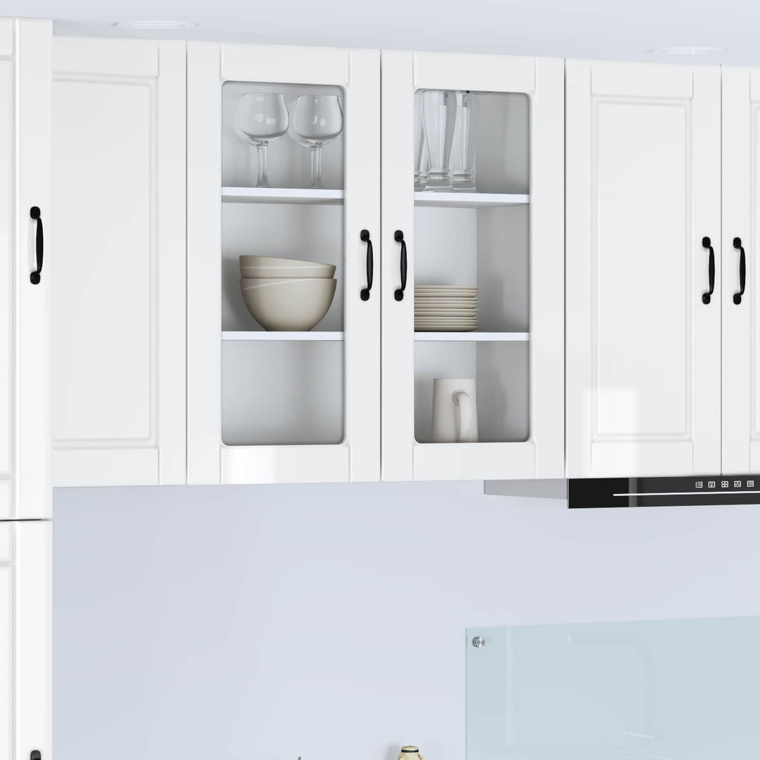 Væglågskab PORTO Høj gloss hvid 80 x 31 x 80 cm Konstrueret træ