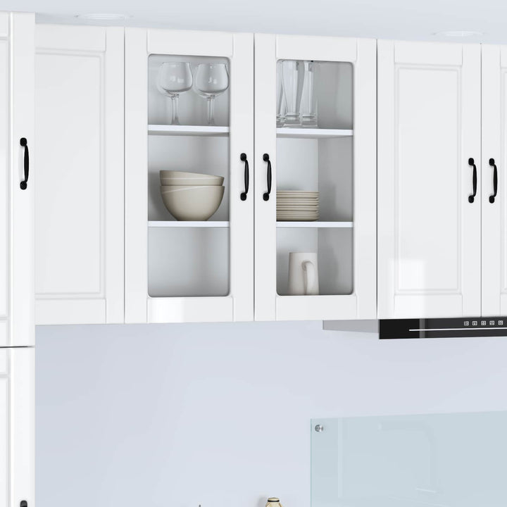Væglågskab PORTO Høj gloss hvid 80 x 31 x 80 cm Konstrueret træ