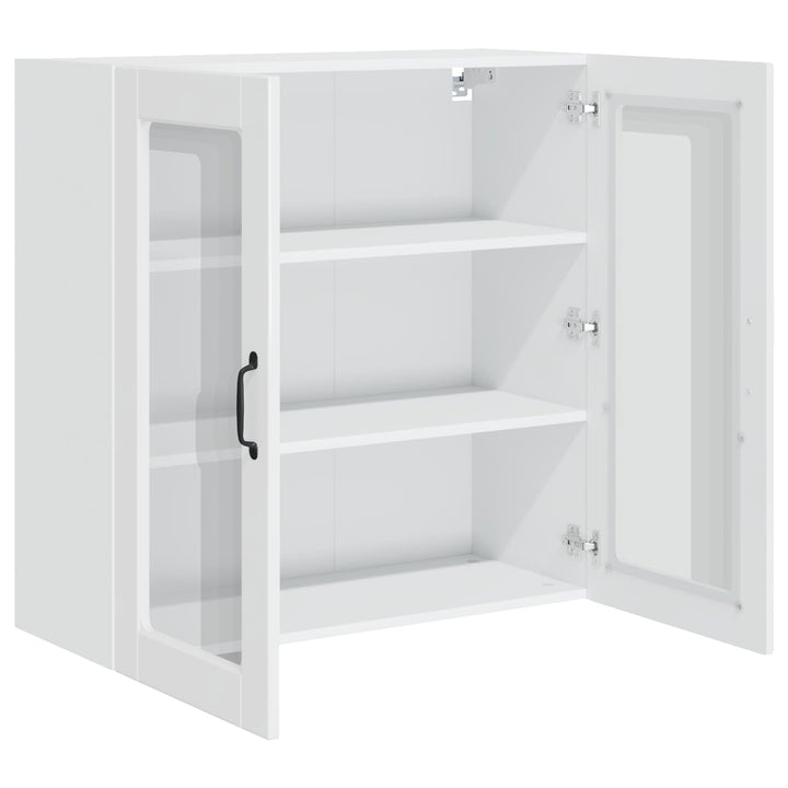 Væglågskab PORTO Høj gloss hvid 80 x 31 x 80 cm Konstrueret træ