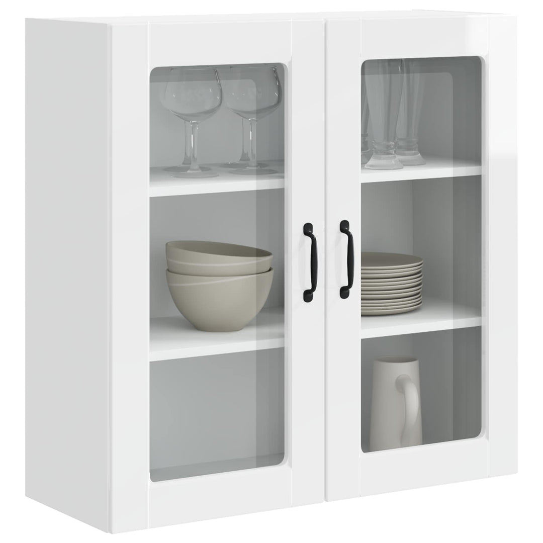Væglågskab PORTO Høj gloss hvid 80 x 31 x 80 cm Konstrueret træ