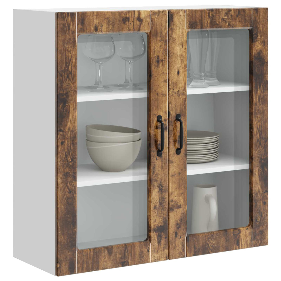 Væglågskab PORTO Røget eg 80 x 31 x 80 cm Konstrueret træ
