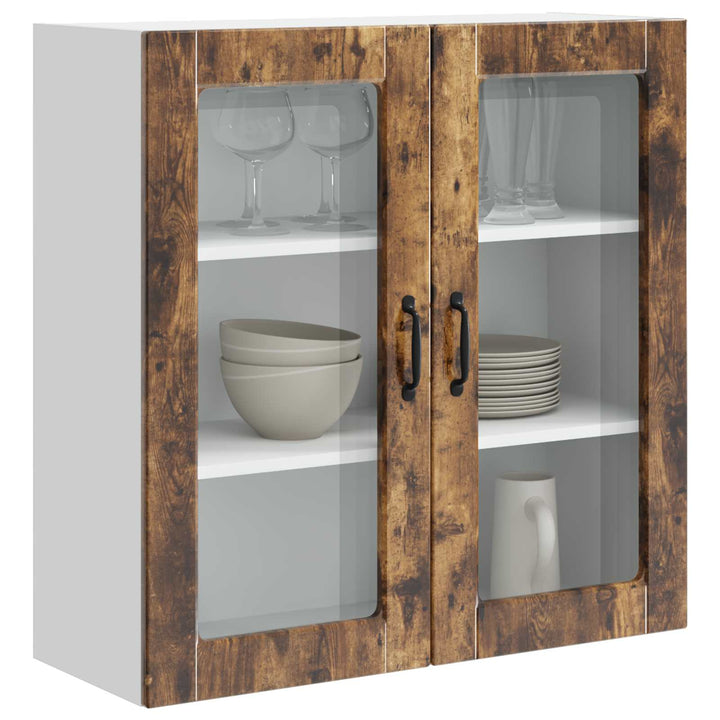 Væglågskab PORTO Røget eg 80 x 31 x 80 cm Konstrueret træ