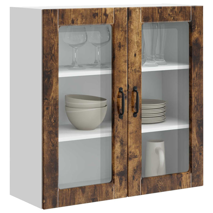 Væglågskab PORTO Røget eg 80 x 31 x 80 cm Konstrueret træ