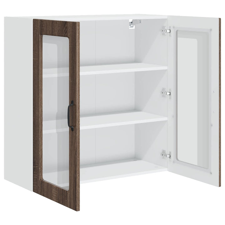Væglågskab PORTO Brun eg 80 x 31 x 80 cm Konstrueret træ