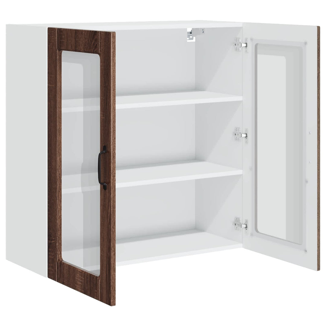 Væglågskab PORTO Brun eg 80 x 31 x 80 cm Konstrueret træ