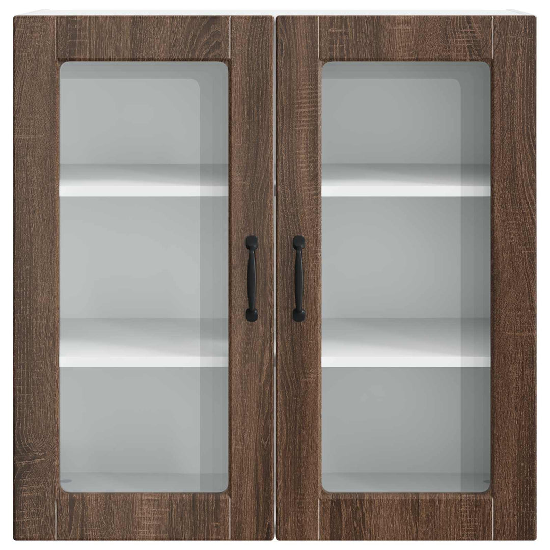 Væglågskab PORTO Brun eg 80 x 31 x 80 cm Konstrueret træ