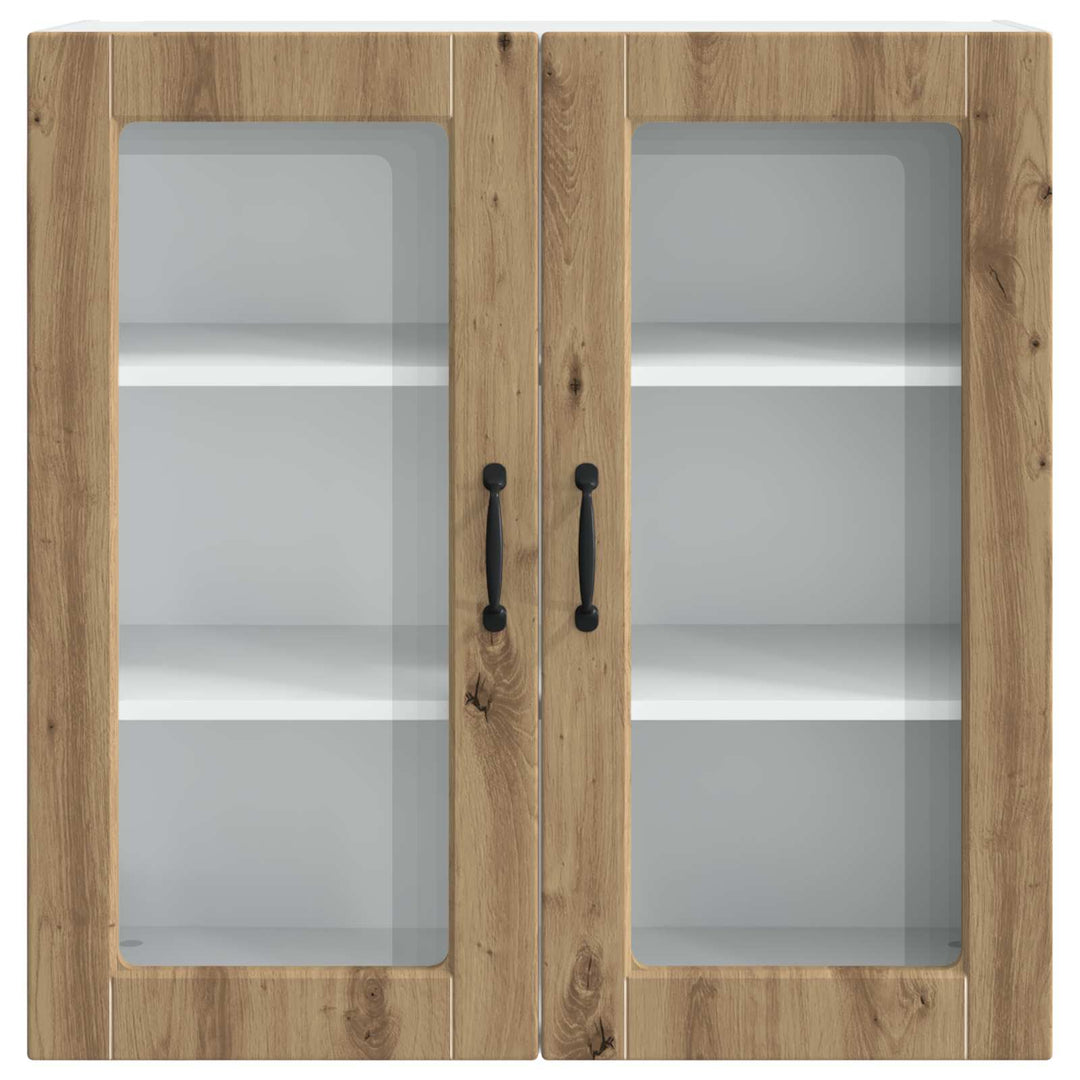 Væglågskab PORTO Artisan Egetræ 80 x 31 x 80 cm Konstrueret træ